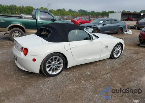 2003 BMW Z4 2.5I from USA, damaged, VIN 4USBT33493LS45313
